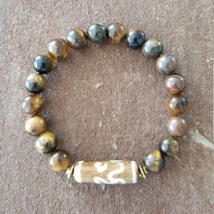 Tiger's Eye Beaded Bracelet